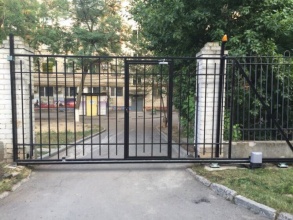 Ворота откатные решетчатые - пример 7